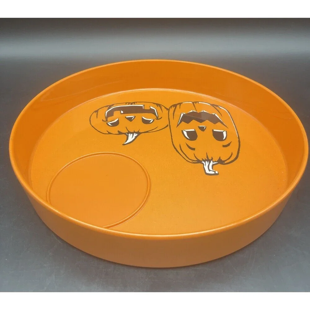 Target 2011 Halloween Jack-O-Lantern‎ Melamine Chip & Dip Bowl 12.5”